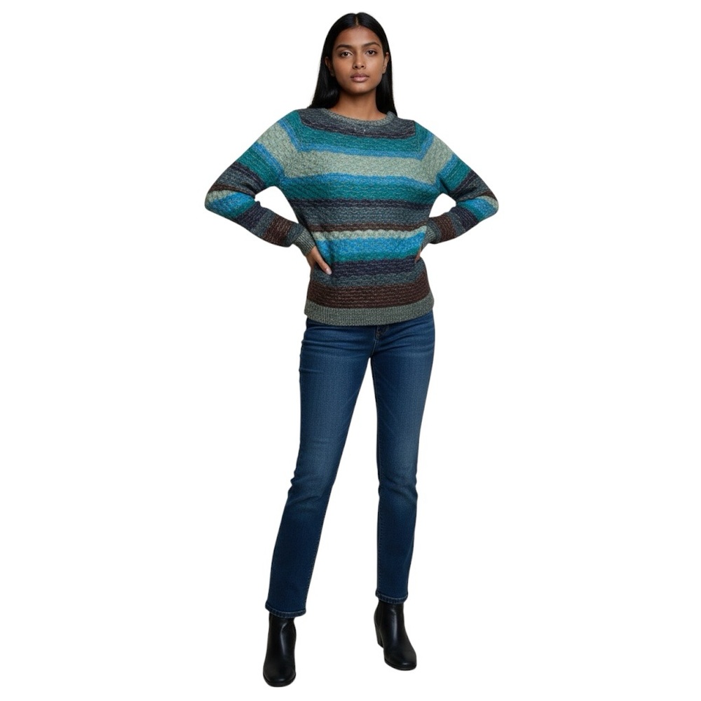Forever 21 Multicolor Striped Sweater